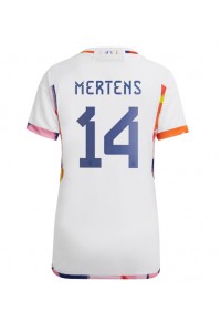 Fotbalové Dres Belgie Dries Mertens #14 Dámské Venkovní Oblečení MS 2022 Krátký Rukáv